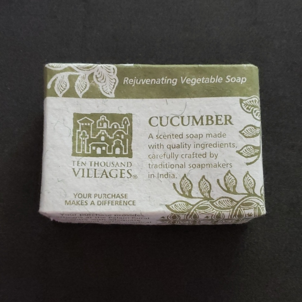 Ten Thousand Villages Cucumber Vegetable Soap